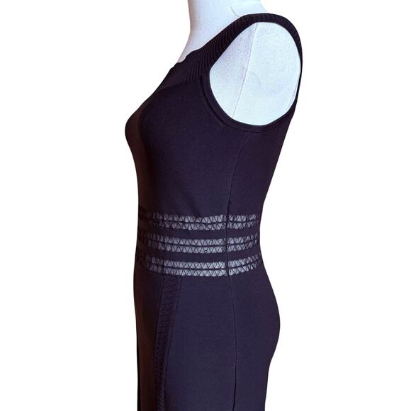 JONATHAN SIMKHAI Tower Trim Band Knit Dress Size S Ribbed Off The Shoulder - Picture 8 of 12